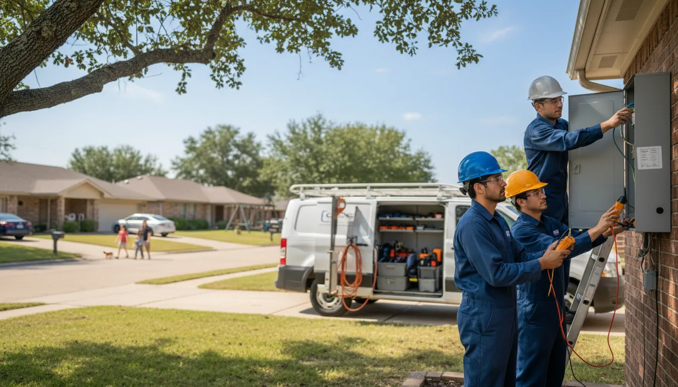 Certified electrician providing emergency electrical services in Waterford, WI